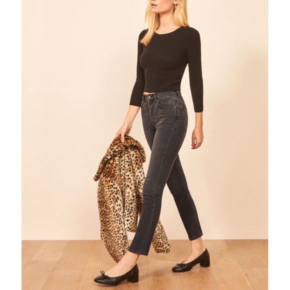 Reformation Denim - Reformation Julia Crop Cig